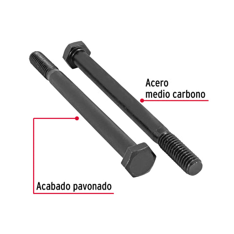 Bolsa con 50 tornillos 5/16' x 4' acero grado 5, FIERO | TOR5-5/16X4 | 44780