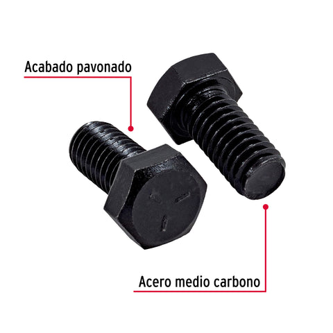 Bolsa con 50 tornillos 3/8' x 3/4' acero grado 5, FIERO | TOR5-3/8X3/4 | 44781