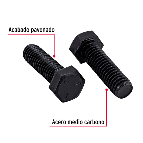 Bolsa con 40 tornillos 3/8' x 1-1/4' acero grado 5, FIERO | TOR5-3/8X1-1/4 | 44783