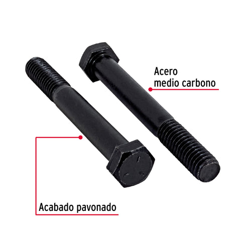 Bolsa con 40 tornillos 3/8' x 3' acero grado 5, FIERO | TOR5-3/8X3 | 44787