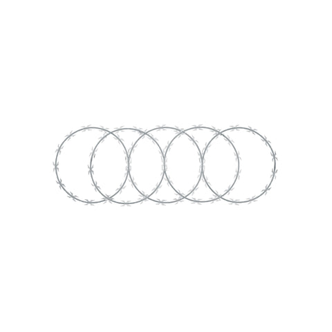 Rollo concertina máxima seguridad, 45cm diámetro x 8m, FIERO | PUCO-M45 | 44921