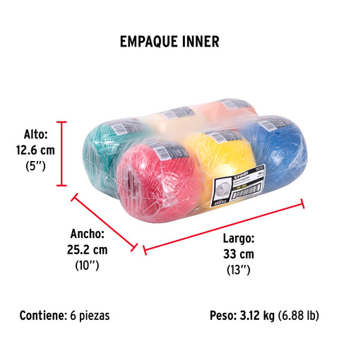 Rollo de rafia de 230 m colores surtidos calibre 2.2 g/m | RAF-250C | 45033
