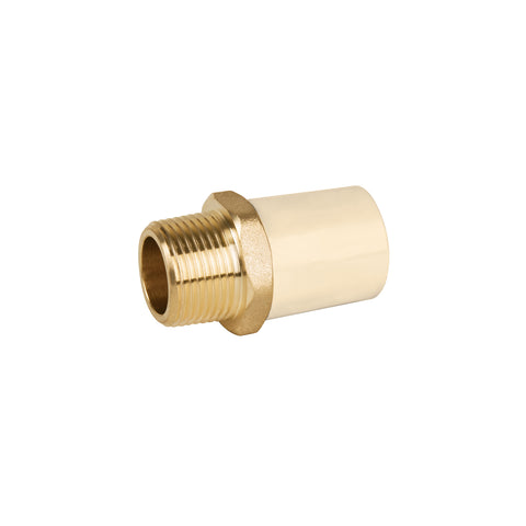 Adaptador macho de CPVC 3/4' con inserto de latón, FOSET | CPVC-652 | 45105