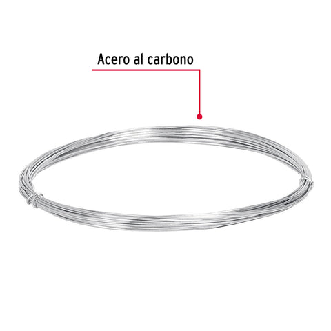 Rollo de 30 g de alambre galvanizado calibre 22, en bolsa | ALG-220B | 45112