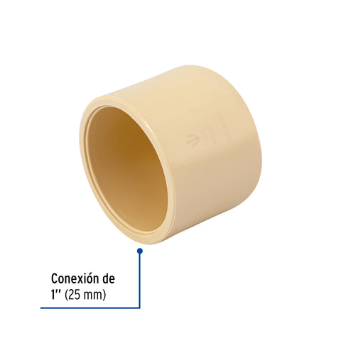 Tapón de CPVC 1', FOSET | CPVC-363 | 45120