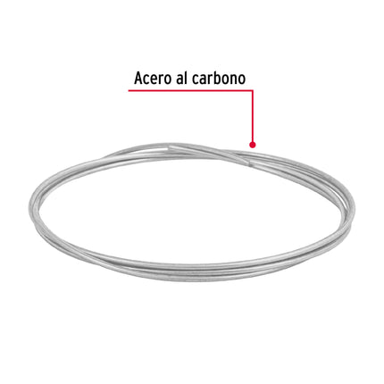 Rollo de 30 g de alambre galvanizado calibre 14.5, en bolsa (ALG-145B)
