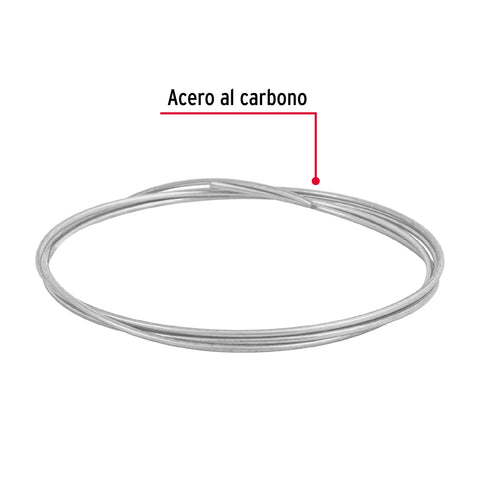 Rollo de 30 g de alambre galvanizado calibre 14.5, en bolsa | ALG-145B | 45121