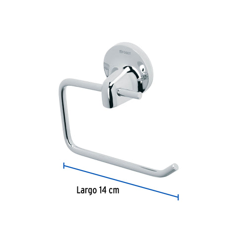 Portarrollo con soporte y barra metálicos, FOSET AQUA | AQA-78 | 45164