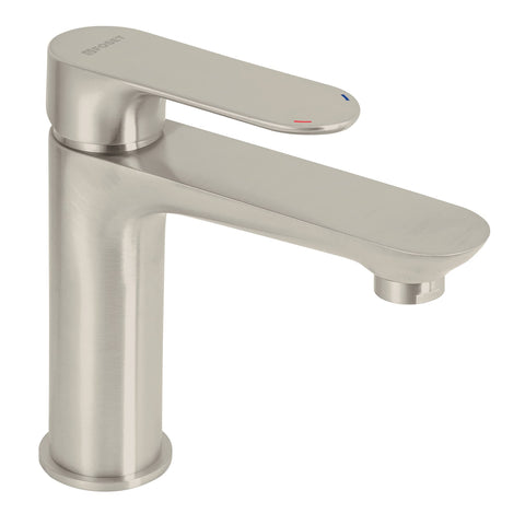 Monomando corto para lavabo, satín, FOSET RIVIERA | RIM-45N | 45179