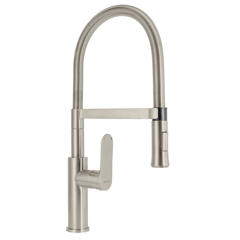 Monomando nariz flexible para fregadero, satín,FOSET RIVIERA | RIM-84N | 45184