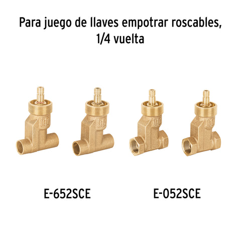 Juego de manerales de palanca para regadera, satín, RIVIERA | RIM-61N | 45202