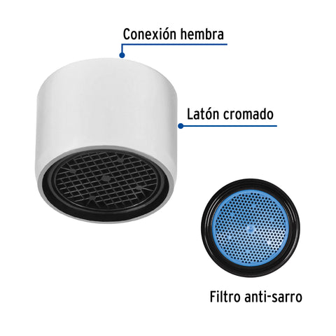 Aireador conexión hembra para cuello de mezcladora, FOSET | AR-001 | 45233