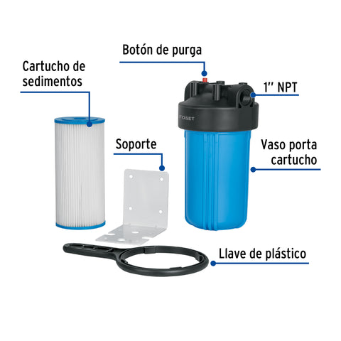 Filtro de sedimentos Jumbo para agua, FOSET | FILA-P2 | 45248
