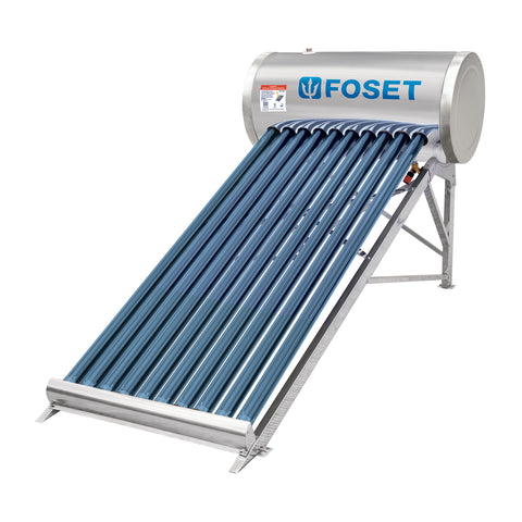 Calentador solar de agua 10 tubos, 120L, 3 personas, FOSET | CALE-10S | 45270