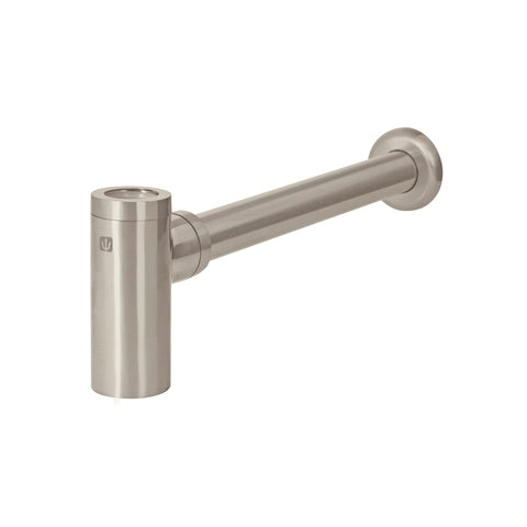 Céspol de bote minimalista 1 1/4', satín, para lavabo, FOSET | CE-212N | 45284