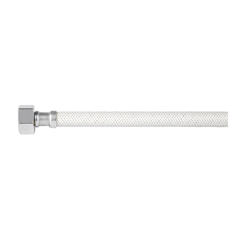 Manguera lavabo/fregadero, vinilo blanco, 1/2' x 1/2', 40 cm | FLA-40B | 45312