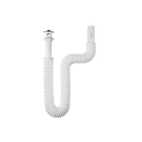 Céspol flexible para lavabo, 90 cm, arillo metálico, FOSET | CE-245 | 45318