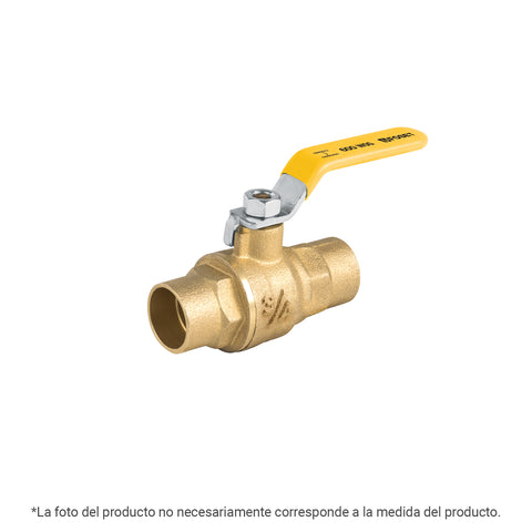 Válvula de esfera para gas, soldable, 1', alta presión | ESSO-1XA | 45379