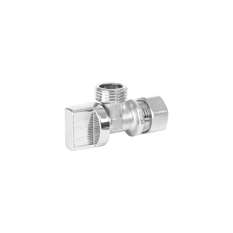 Llave angular 1/2', 1/4 de vuelta, barrilito, BASIC | ANG-01BP | 45399