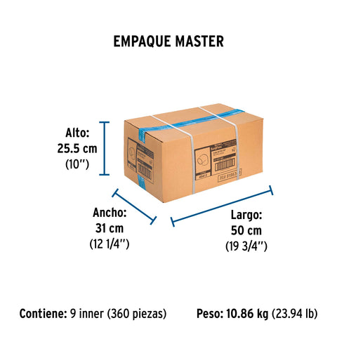 Codo 90° de PVC de 3/4', FOSET | PVC-562 | 45412