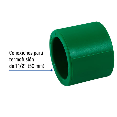 Cople de PPR, 1-1/2' (50mm), FOSET | CV-265 | 45448