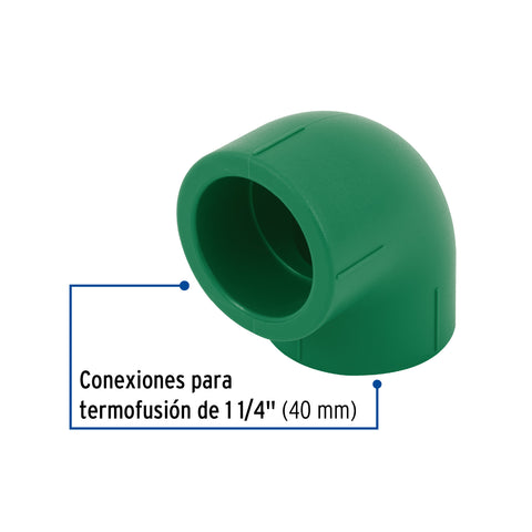 Codo 90° PPR, 1-1/4', FOSET | CV-564 | 45459