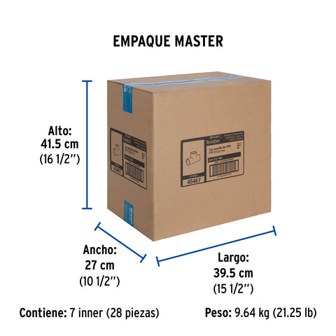 Tee sencilla de PPR 2', FOSET | CV-766 | 45467