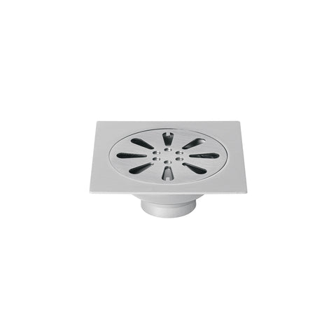 Resumidero cuadrado 4' x 4', acero inoxidable, gota, AQUA | RS-605 | 45471
