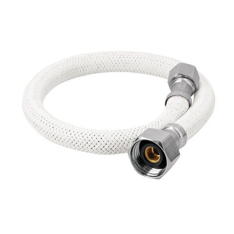 Manguera lavabo/fregadero, vinilo blanco, 1/2' x 3/8',40 cm | FLA-40VL | 45491