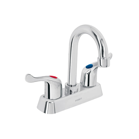 Mezcladora 4' lavabo, ABS, cuello bar, palanca, BASIC | MP-060P | 45513