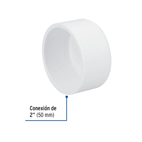 Tapón de PVC 2', FOSET | PVC-366 | 45541