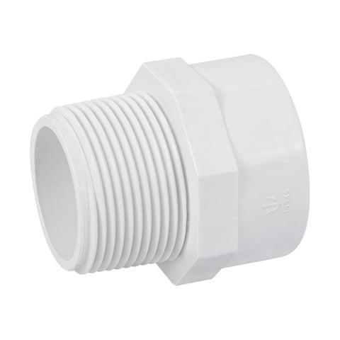 Adaptador macho de PVC de 1-1/4', FOSET | PVC-614 | 45545