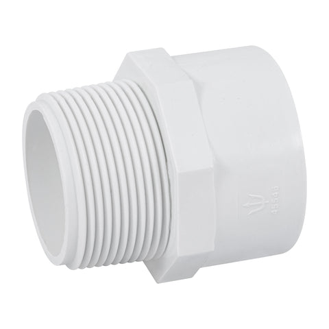Adaptador macho de PVC de 1-1/2', FOSET | PVC-615 | 45546