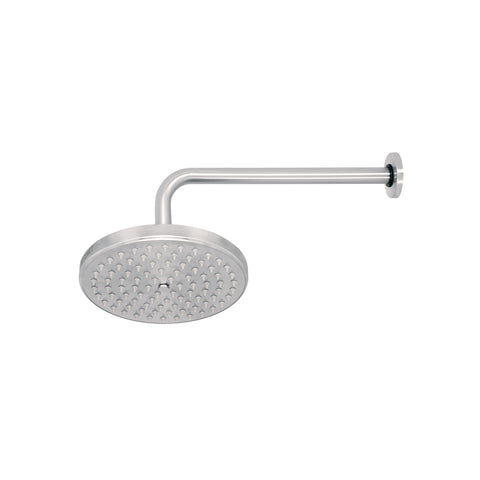 Regadera satín 8' plato redondo, con brazo, FOSET ELEMENT | R-208N | 45577