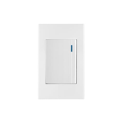 Placa armada 1 interruptor, 3 módulos, Española, blanco | PA-APSE3-EB | 45593