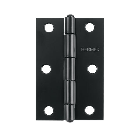 Bisagra rectangular 3-1/2' negra, HERMEX | BR-356 | 45637