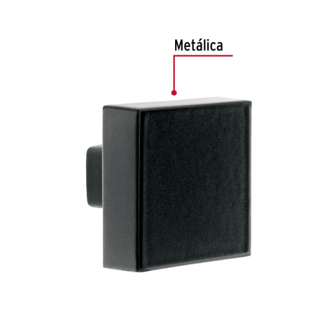 Perilla estilo 'Andamio' acabado negro, HERMEX | PER-096 | 45648