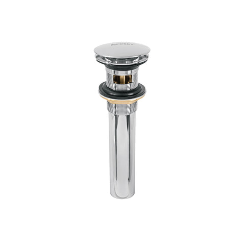 Contra p/lavabo, 1-1/4', con rebosadero, hongo, latón, cromo | CE-226 | 45701