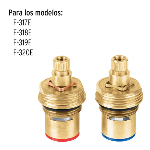 Bolsa con 2 cartuchos cerámicos p/F-317E, 318E, 319E y 320E | CARCE-13 | 45717