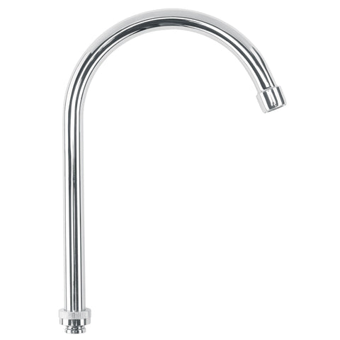 Cuello alto/curvo para mezcladora de fregadero, cromo, BASIC | CR-321 | 45718