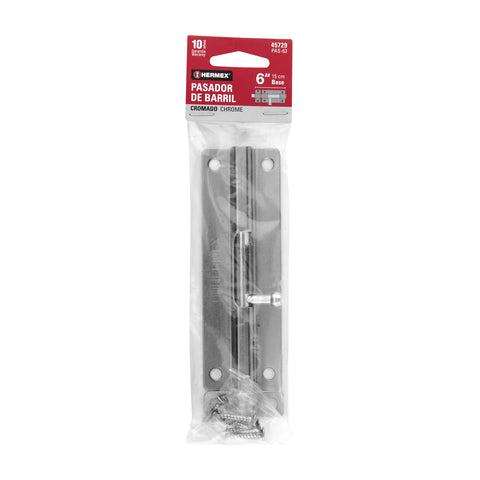 Pasador de barril de acero cromo 6', HERMEX | PAS-63 | 45729