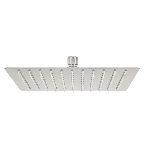 Regadera plato cuadrado 10' sin brazo, satín, FOSET RIVIERA | R-310SN | 45782