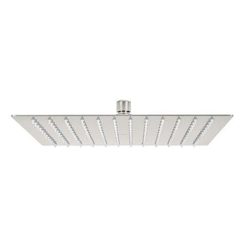 Regadera plato cuadrado 12' sin brazo, satín, FOSET RIVIERA | R-312SN | 45784