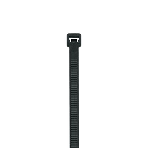 Bolsa con 10 cinchos plásticos 120 lb, 300 x 7.5 mm, negros | CIN-12030N | 45840