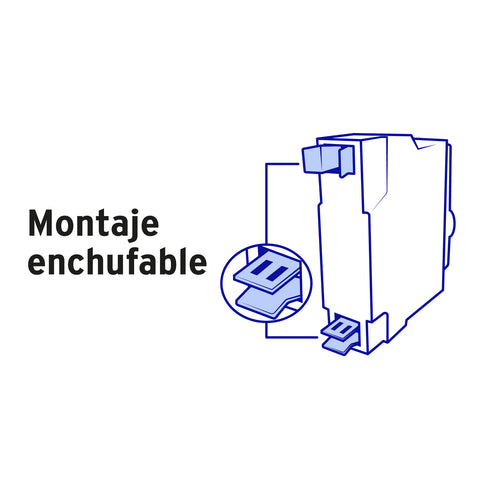 Interruptor de 1 polo 50A, enchufable, a granel, VOLTECK | IT-150G | 45875