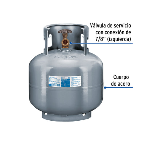 Cilindro portátil para gas LP, 6kg (13lb) FOSET | CILG-6 | 45889