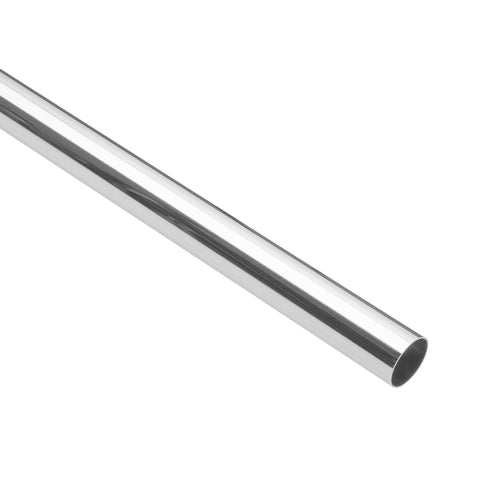 Tubo redondo para clóset, 2.4 m, acero cromado, HERMEX | TR-524 | 45892