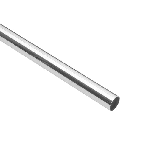 Tubo redondo para clóset, 1.8 m, acero cromado, HERMEX | TR-518 | 45893