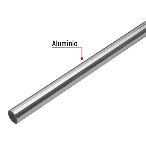 Tubo redondo de 3.0 m en aluminio para closet, HERMEX | TR-630 | 45896