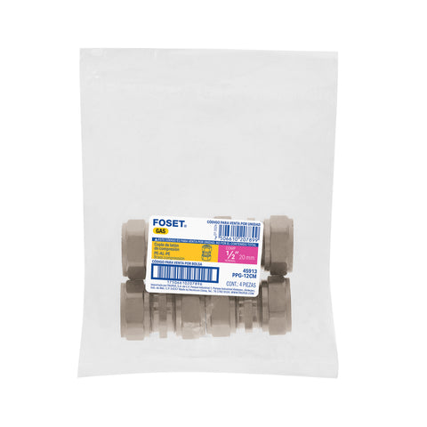 Cople de compresión para PEALPE, 1/2', FOSET | PPG-12CM | 45913